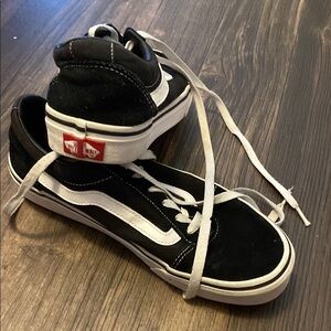 Vans Black and White Sneakers